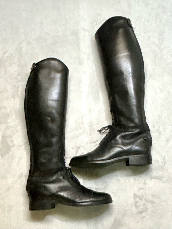 Ariat Shoes - Ariat Heritage Contour Field Zip Tall Riding Boot Women 6.5 Slim Black Leather